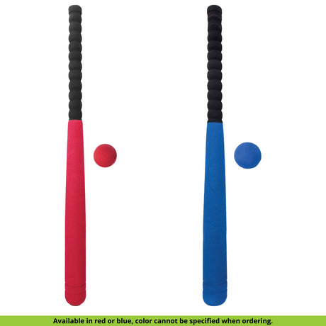 Champion Sports Foam Covered Baseball Bat and Ball Set