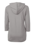 Cutter & Buck Womens Virtue Recycled Featherlight Pique Half Zip Hooded Pullover-1