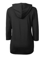 Cutter & Buck Womens Virtue Recycled Featherlight Pique Half Zip Hooded Pullover-5