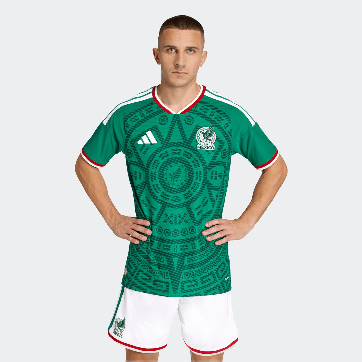 adidas Men's Mexico 26 Home Authentic Jersey