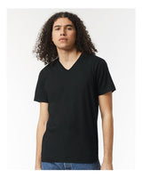 American Apparel Men's CVC V-Neck Tee-3
