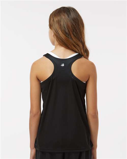 Badger Girls’ B-Core Racerback Tank Top-5
