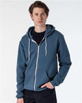 Los Angeles Apparel Men's Flex Fleece Full-Zip Hooded Sweatshirt