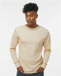 J. America Men's Vintage Thermal Long Sleeve T-Shirt-3
