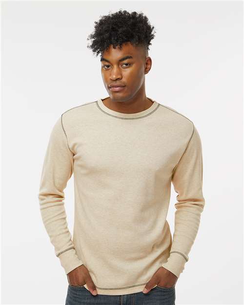 J. America Men's Vintage Thermal Long Sleeve T-Shirt-3