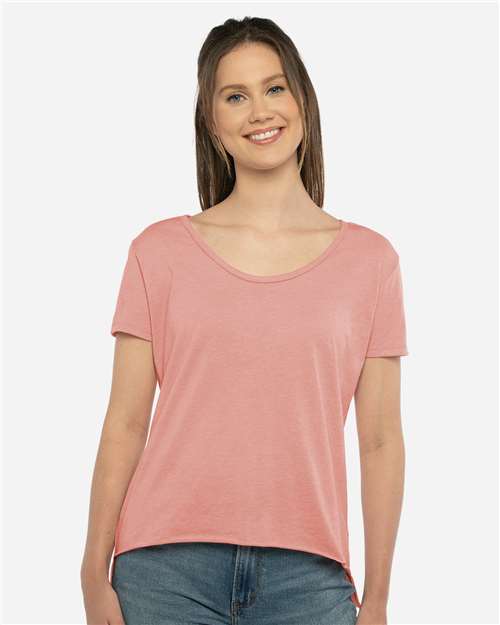 Next Level Apparel Women's    Festival Scoop Neck Tee-3