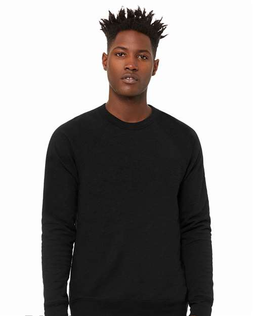 Bella + Canvas Men's    Sponge Fleece Raglan Sweatshirt-1