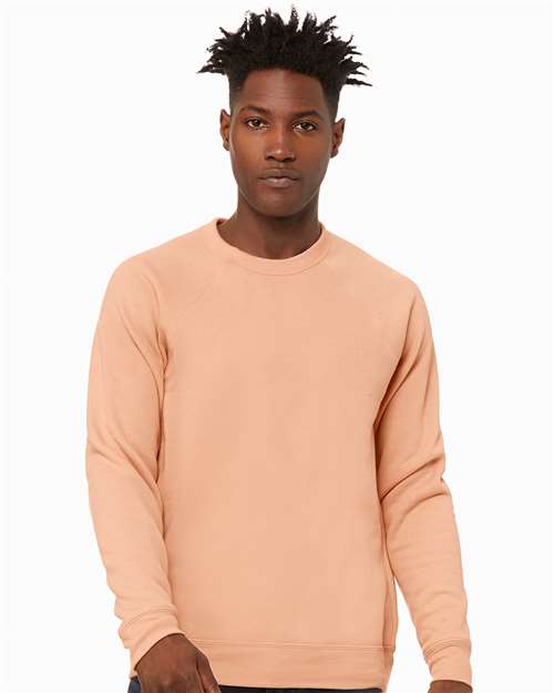 Bella + Canvas Men's    Sponge Fleece Raglan Sweatshirt-3