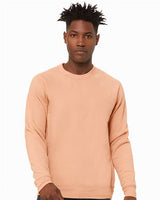 Bella + Canvas Men's    Sponge Fleece Raglan Sweatshirt-3