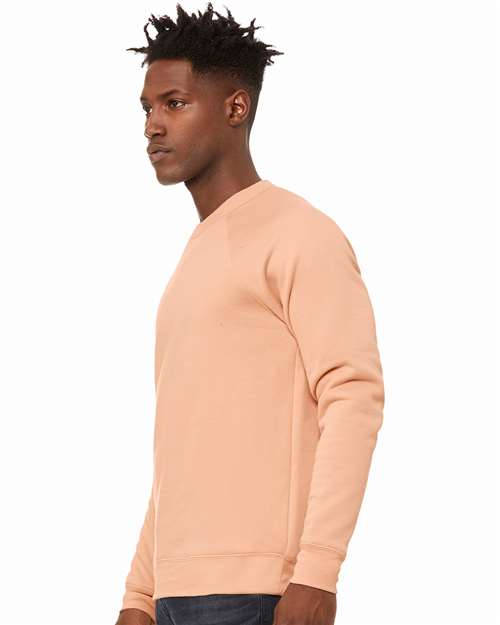 Bella + Canvas Men's    Sponge Fleece Raglan Sweatshirt-4