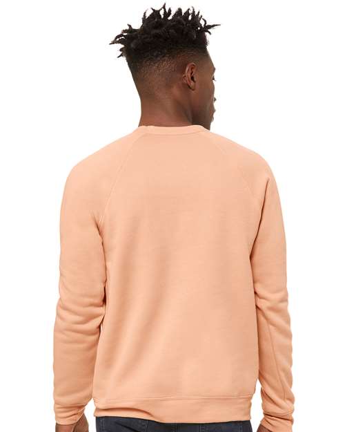 Bella + Canvas Men's    Sponge Fleece Raglan Sweatshirt-5