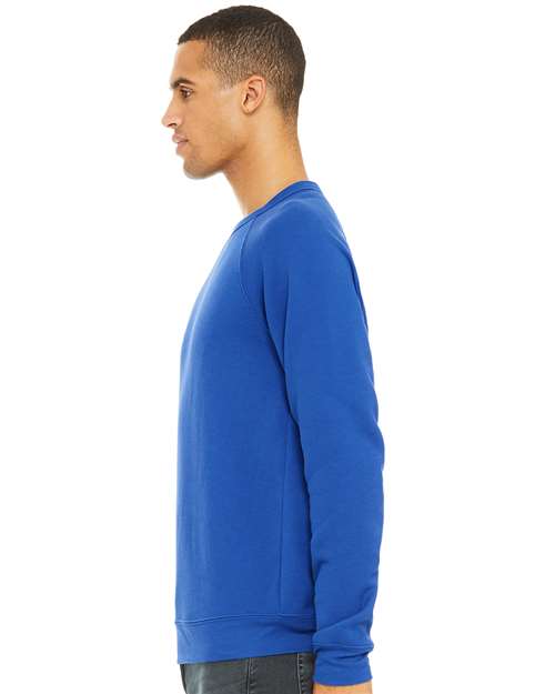 Bella + Canvas Men's    Sponge Fleece Raglan Sweatshirt-4