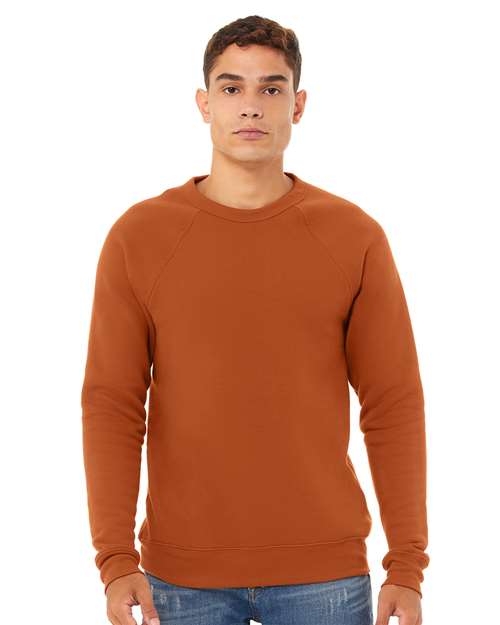 Bella + Canvas Men's    Sponge Fleece Raglan Sweatshirt-3