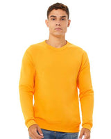 Bella + Canvas Men's    Sponge Fleece Raglan Sweatshirt-3