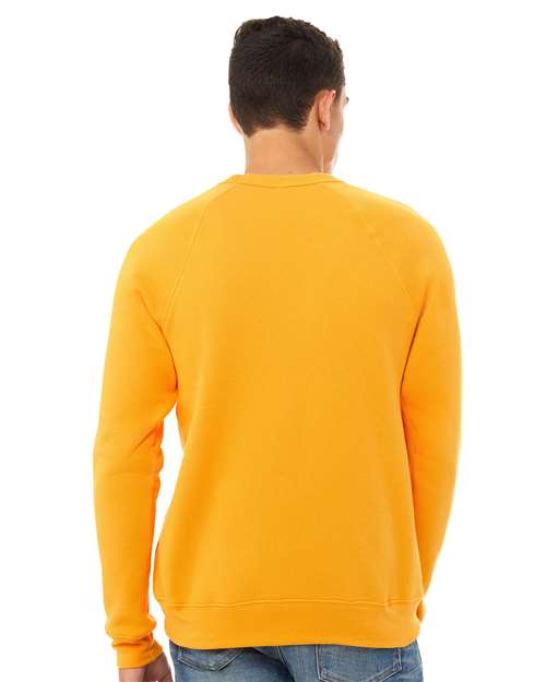 Bella + Canvas Men's    Sponge Fleece Raglan Sweatshirt-5