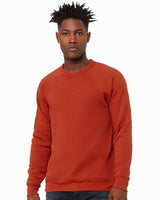 Bella + Canvas Men's    Sponge Fleece Raglan Sweatshirt-3