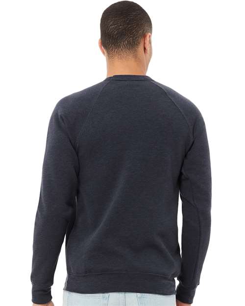 Bella + Canvas Men's    Sponge Fleece Raglan Sweatshirt-5