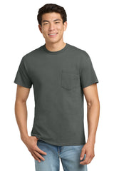 Gildan Men's   Ultra Cotton   100% US Cotton T-Shirt with Pocket