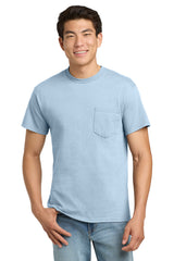 Gildan Men's   Ultra Cotton   100% US Cotton T-Shirt with Pocket