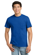 Gildan Men's   Ultra Cotton   100% US Cotton T-Shirt with Pocket
