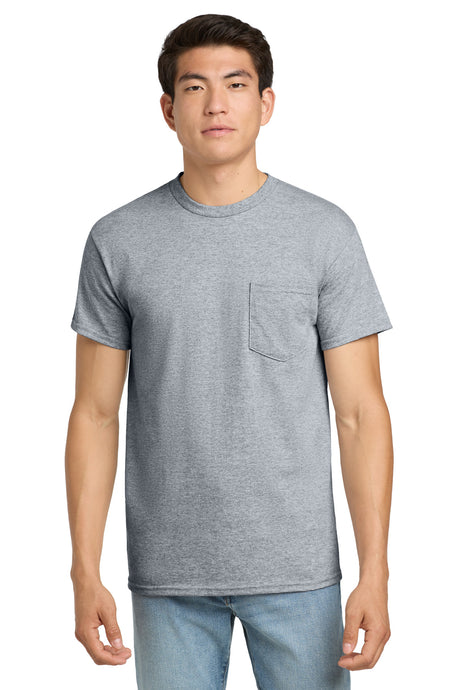 Gildan Men's   Ultra Cotton   100% US Cotton T-Shirt with Pocket