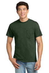 Gildan Men's   Ultra Cotton   100% US Cotton T-Shirt with Pocket