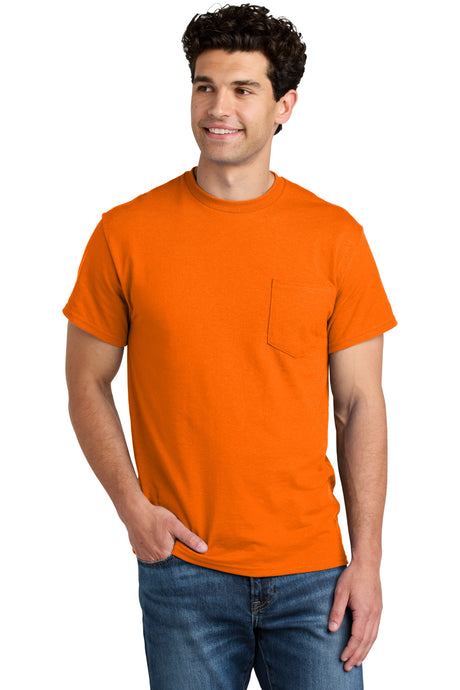 Gildan Men's   DryBlend   50 Cotton/50 Poly Pocket T-Shirt