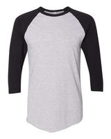American Apparel Men's 50/50 Raglan Three-Quarter Sleeve Tee-1