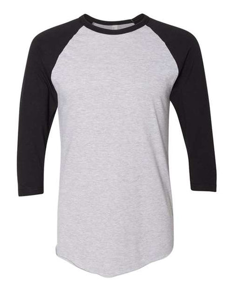 American Apparel Men's 50/50 Raglan Three-Quarter Sleeve Tee-1