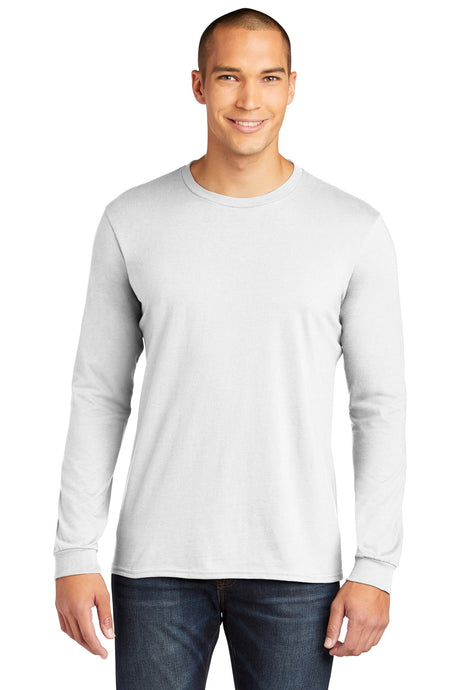 Anvil Men's    100% Combed Ring Spun Cotton Long Sleeve T-Shirt