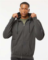Tultex Men's Full-Zip Hooded Sweatshirt-3