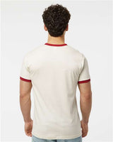 Tultex Men's Fine Jersey Ringer T-Shirt-5