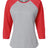 LAT Women's Baseball Fine Jersey Three-Quarter Sleeve Tee-1