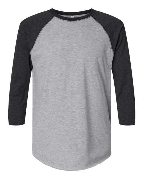 LAT Men's Baseball Fine Jersey Three-Quarter Sleeve Tee-1