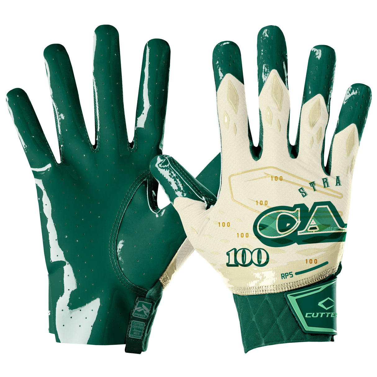 Cutters Adult Rev Pro 5.0 LE Receiver Gloves-2