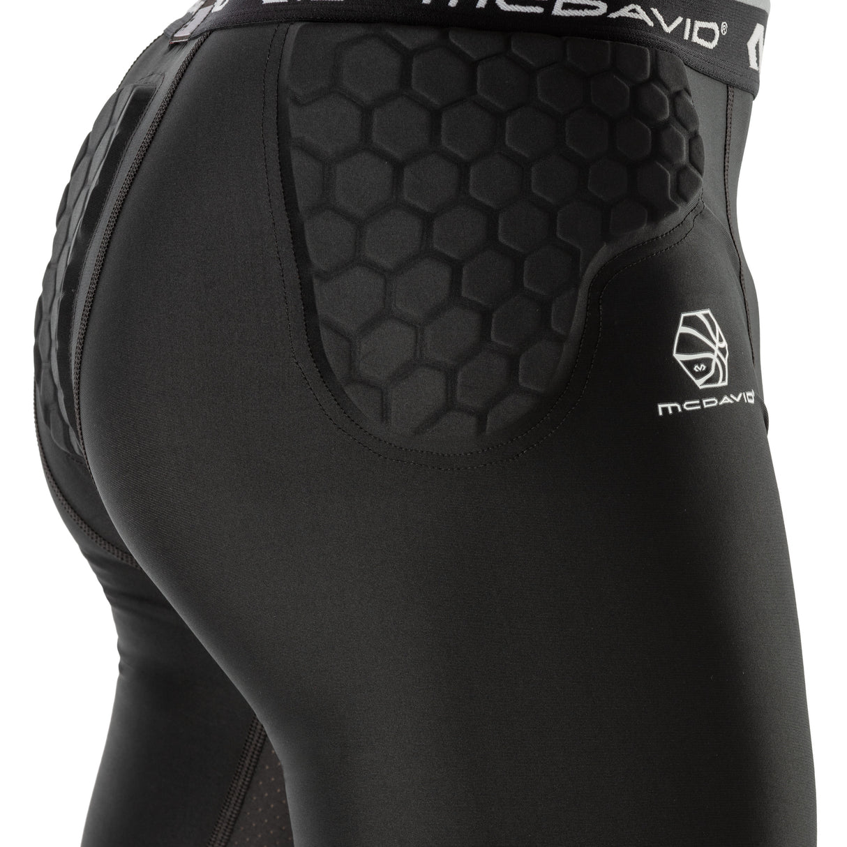McDavid Men's HEX Basketball Short with Hip & Tailbone Pads-5