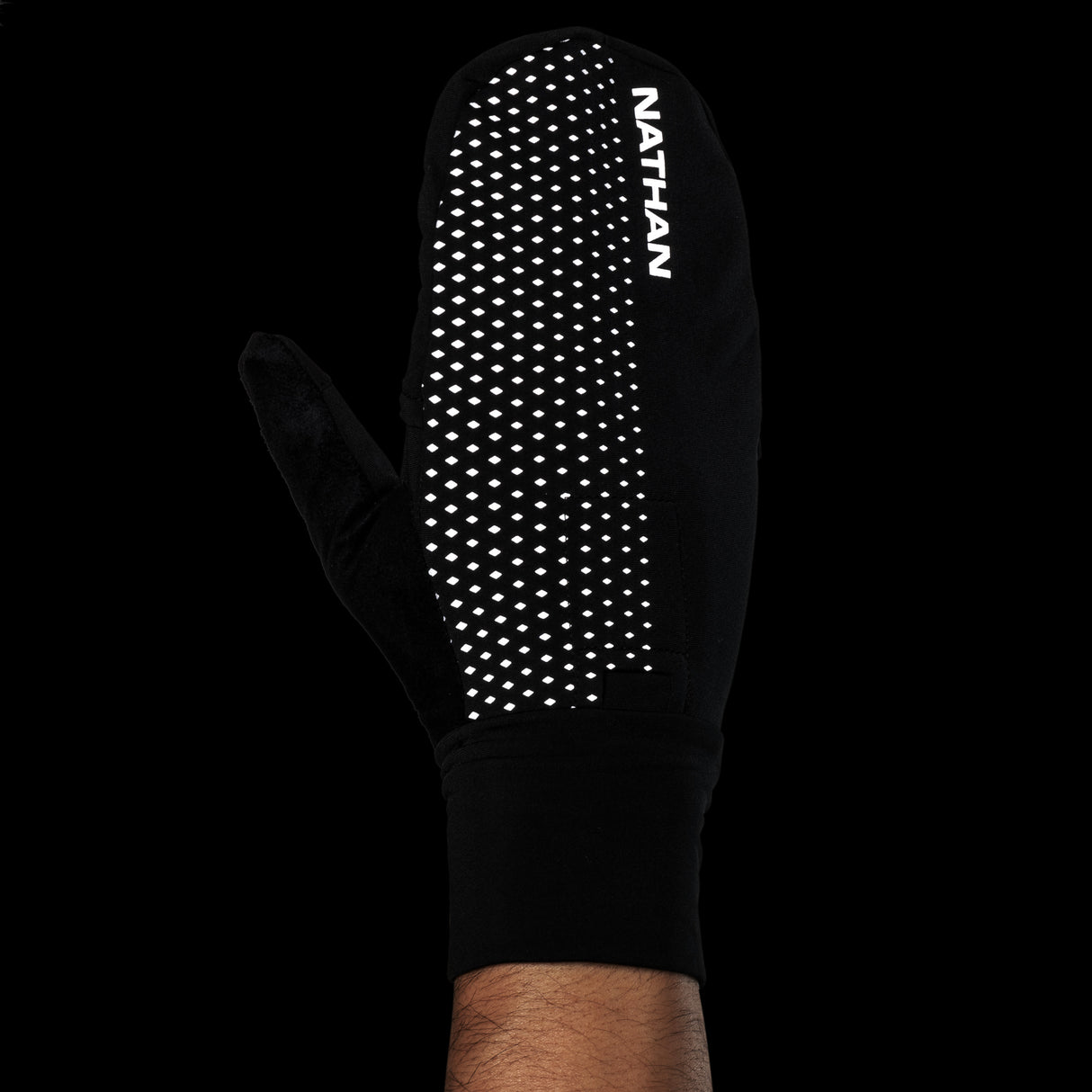 Nathan Sports HyperNight Reflective Convertible Mitt-4