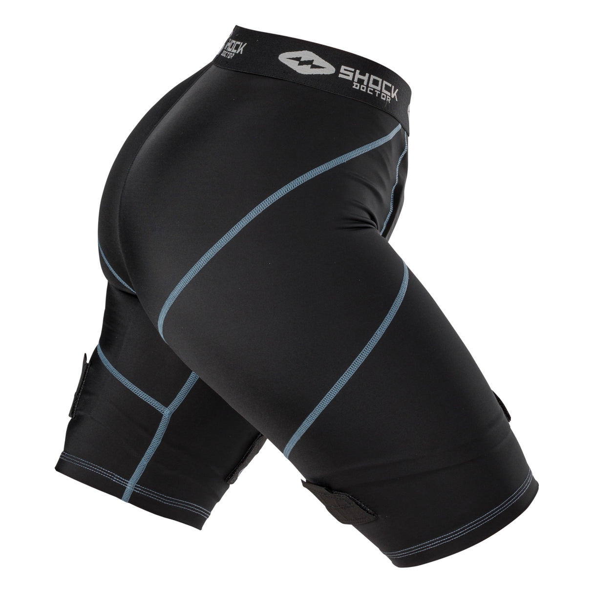 Shock Doctor Women's Compression Hockey Short with Pelvic Protector-3