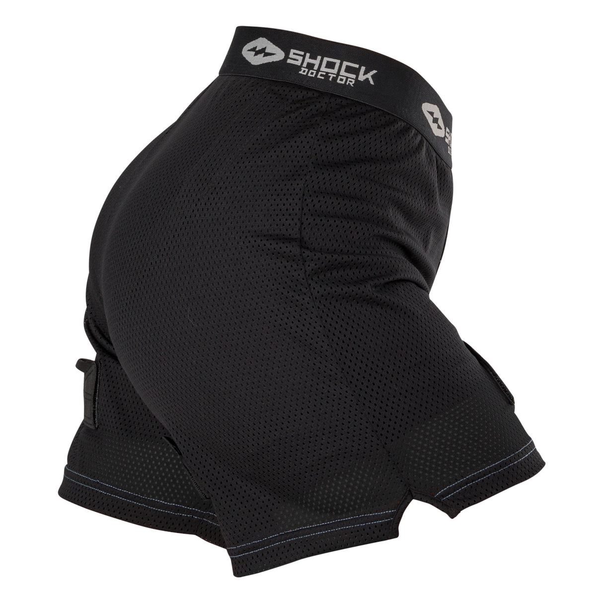 Shock Doctor Women's Loose Hockey Short with Pelvic Protector-3