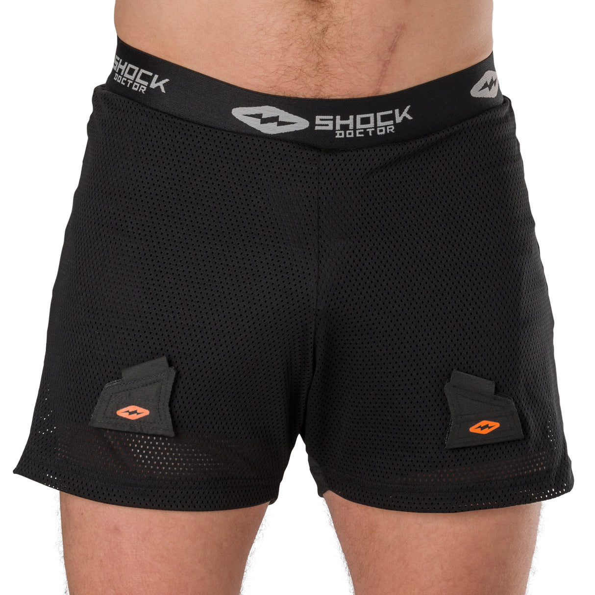 Shock Doctor Adult Loose Hockey Short with BioFlex Cup-4