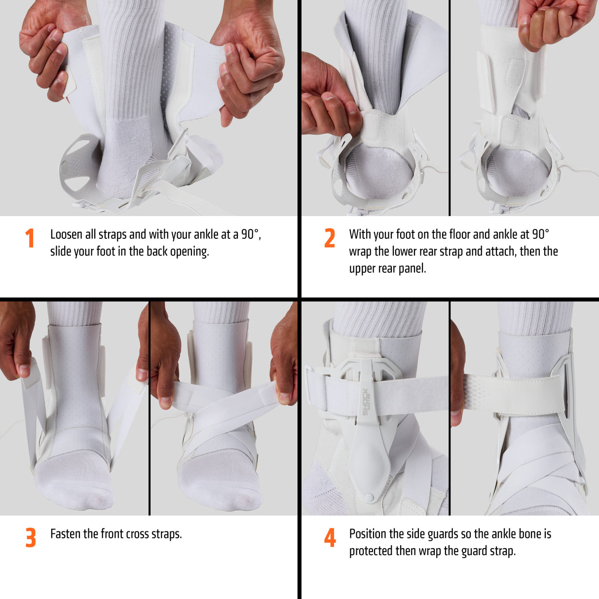 Shock Doctor L3 ZR Ankle Brace Right-4