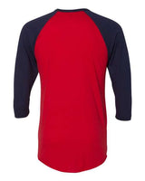 American Apparel Men's 50/50 Raglan Three-Quarter Sleeve Tee-2