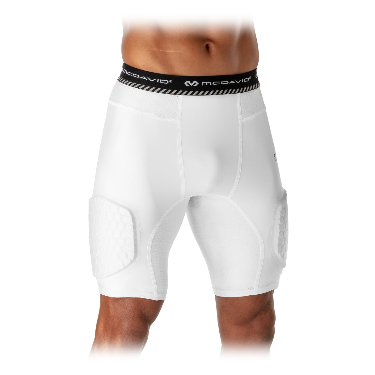McDavid Men's Hex Basketball Short with Thigh Pads-4