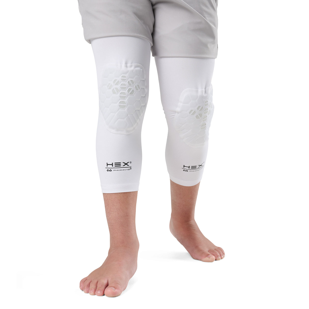 McDavid Youth HEX Viz Knee Sleeve Pair-1