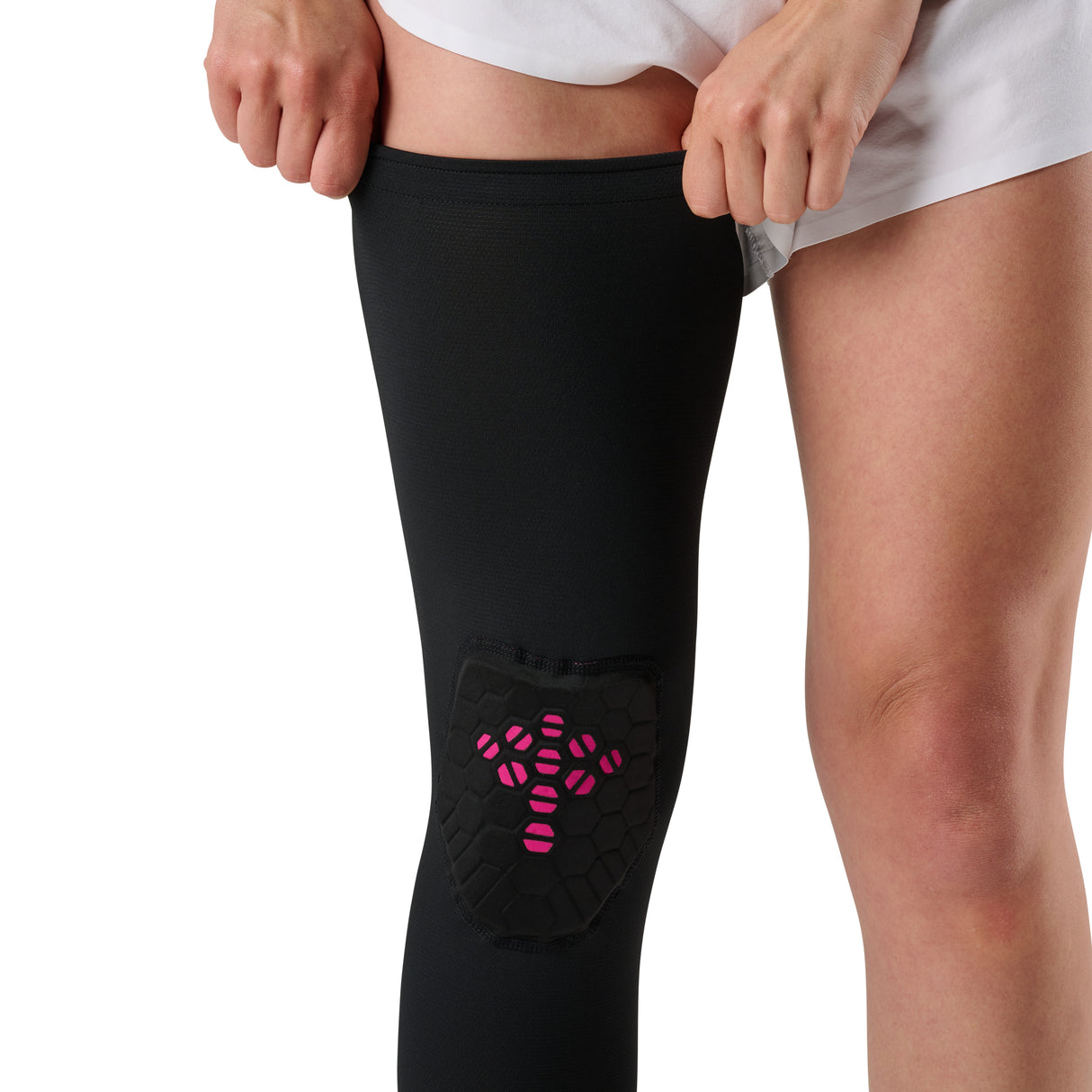 McDavid Adult HEX Viz Leg Sleeve Single-4