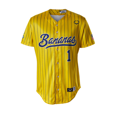 EvoShield Adult EVO Savannah Bananas Replica Baseball Jersey-1