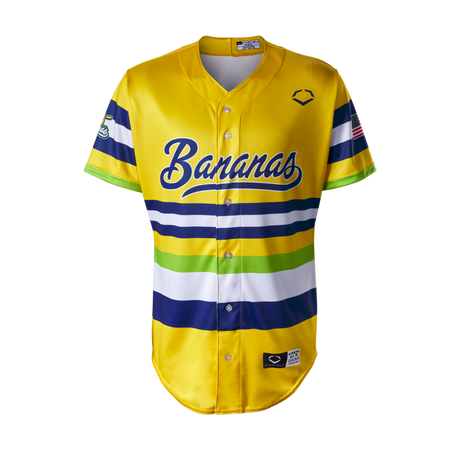 EvoShield Adult EVO Savannah Bananas Replica Baseball Jersey-1