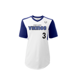 Wilson Girl's E810 V-neck Pullover Softball Jersey-3