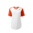 Wilson Girl's E810 V-neck Pullover Softball Jersey-1