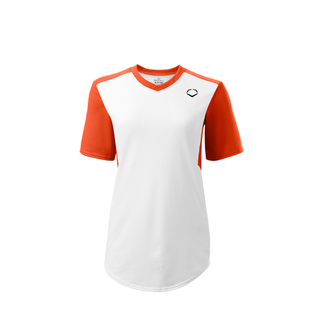 Wilson Girl's E810 V-neck Pullover Softball Jersey-1